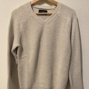 Lucky Brand Men's Textured V-Neck Sweater